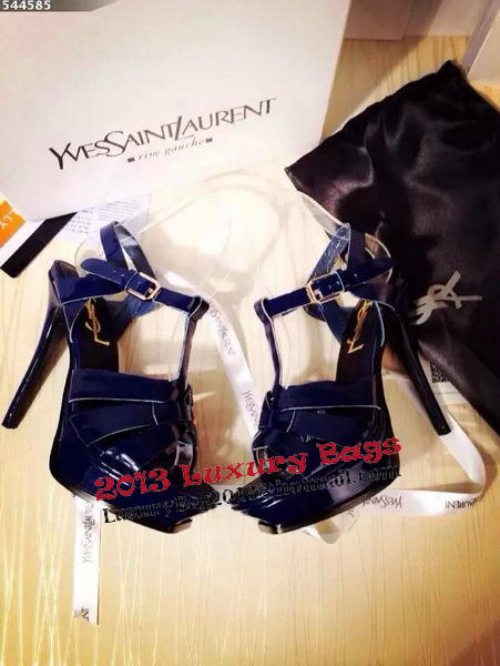 Yves Saint Laurent 130mm Pump Sandals Patent YSL250LWR Black Yves Saint Laurent 130mm Pump Sandals Patent YSL250LWR Black