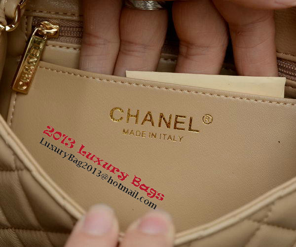 Chanel Classic MINI Flap Bag Apricot Sheepskin A37585 Gold Chanel Classic MINI Flap Bag Apricot Sheepskin A37585 Gold