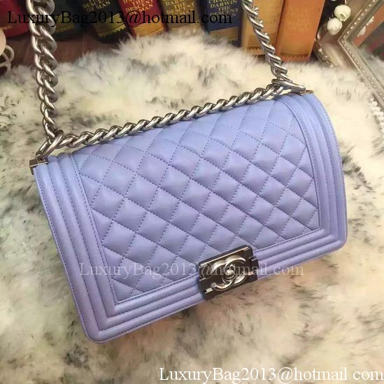 Boy Chanel Flap Shoulder Bag Original Sheepskin A64375 Lavender Boy Chanel Flap Shoulder Bag Original Sheepskin A64375 Lavender
