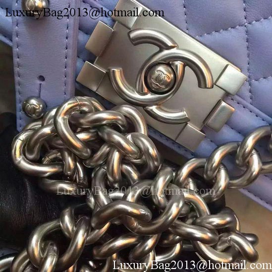 Boy Chanel Flap Shoulder Bag Original Sheepskin A64375 Lavender Boy Chanel Flap Shoulder Bag Original Sheepskin A64375 Lavender