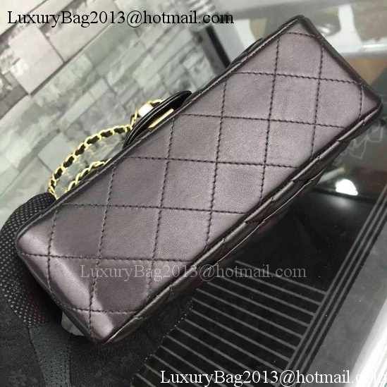 Chanel Classic mini Flap Bag Black Sheepskin Leather A67350 Gold Chanel Classic mini Flap Bag Black Sheepskin Leather A67350 Gold