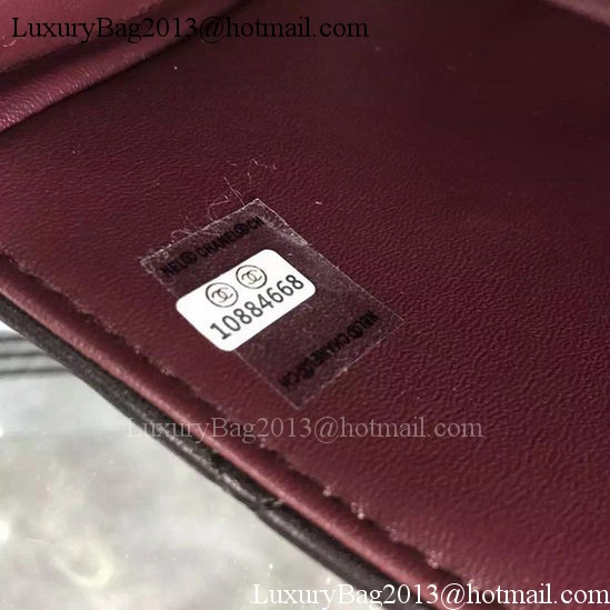 Chanel Classic mini Flap Bag Black Sheepskin Leather A67350 Gold