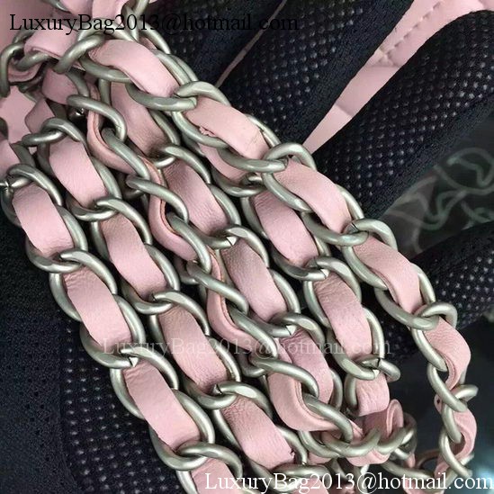 Chanel Classic mini Flap Bag Pink Sheepskin Leather A67350 Silver Chanel Classic mini Flap Bag Pink Sheepskin Leather A67350 Silver