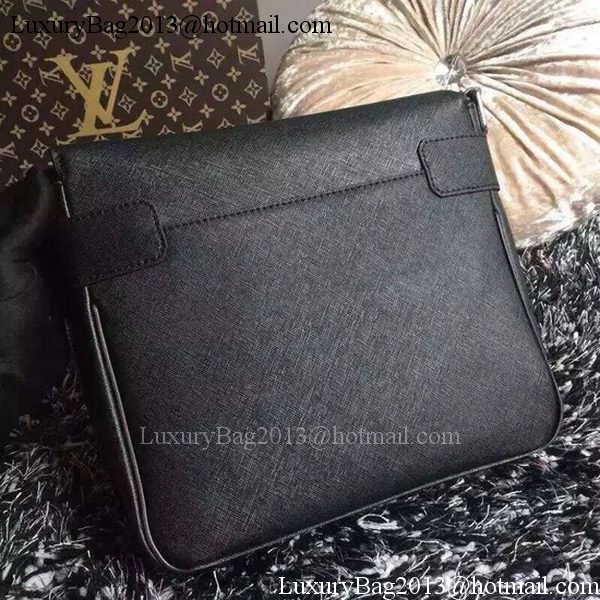 Louis Vuitton Taiga Leather Roman PM M32824 Black Louis Vuitton Taiga Leather Roman PM M32824 Black