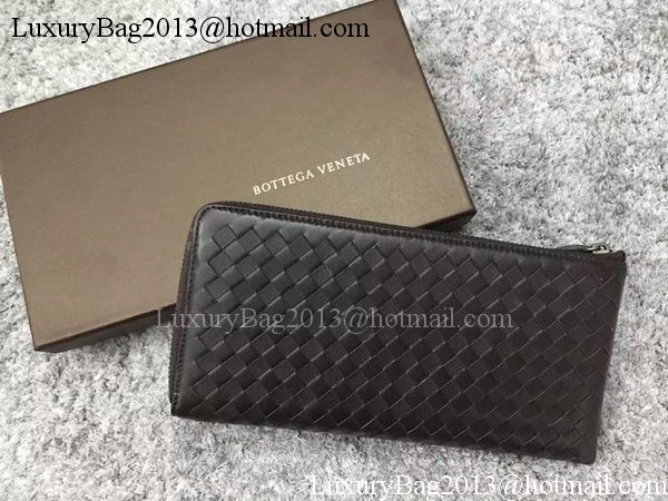 Bottega Veneta Intrecciato Leather Clutch BV144077 Brown Bottega Veneta Intrecciato Leather Clutch BV144077 Brown