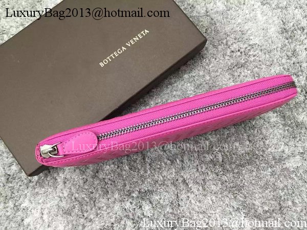 Bottega Veneta Intrecciato Leather Clutch BV144077 Rose Bottega Veneta Intrecciato Leather Clutch BV144077 Rose