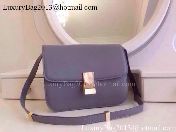 Celine Classic Box Flap Bag Calfskin Leather C2263 Purple Celine Classic Box Flap Bag Calfskin Leather C2263 Purple