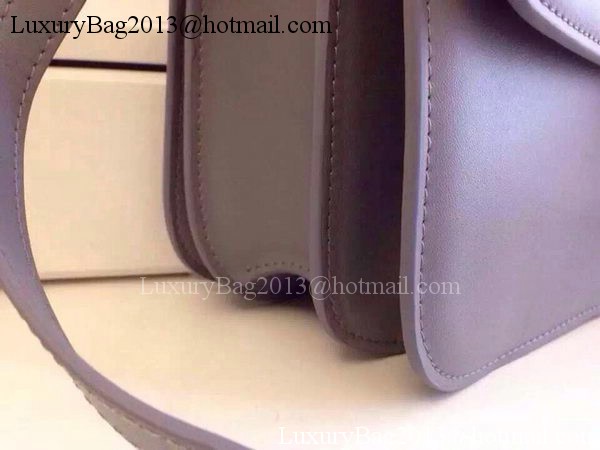 Celine Classic Box Flap Bag Calfskin Leather C2263 Purple Celine Classic Box Flap Bag Calfskin Leather C2263 Purple