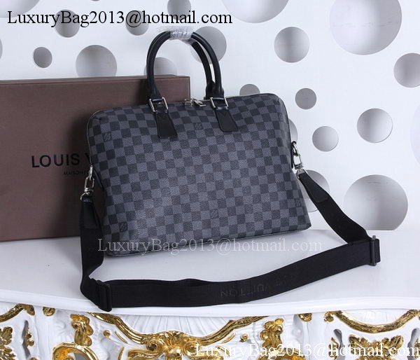 Louis Vuitton Damier Graphite Canvas PORTE-DOCUMENTS JOUR Bags N48224 Louis Vuitton Damier Graphite Canvas PORTE-DOCUMENTS JOUR Bags N48224