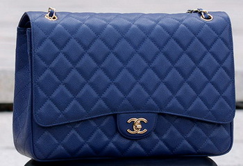 Chanel Maxi Quilted Classic Flap Bag Royal Cannage Pattern A58601 Gold Chanel Maxi Quilted Classic Flap Bag Royal Cannage Pattern A58601 Gold