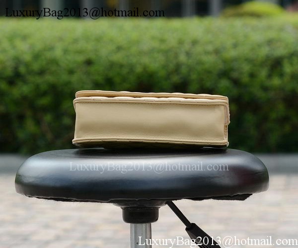 Chanel mini Flap Bags Apricot Sheepskin Leather A33814 Gold Chanel mini Flap Bags Apricot Sheepskin Leather A33814 Gold