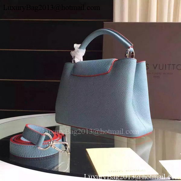 Louis Vuitton Capucines BB Tote Bag M94754 Light Blue Louis Vuitton Capucines BB Tote Bag M94754 Light Blue