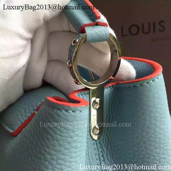 Louis Vuitton Capucines BB Tote Bag M94754 Light Blue Louis Vuitton Capucines BB Tote Bag M94754 Light Blue