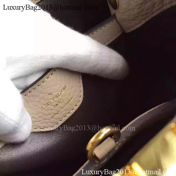 Louis Vuitton Capucines BB Tote Bag M94754 Light Grey Louis Vuitton Capucines BB Tote Bag M94754 Light Grey
