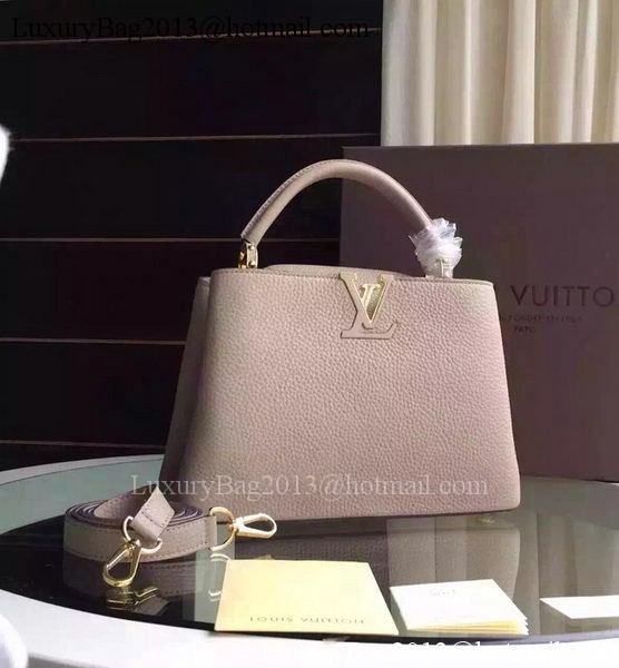 Louis Vuitton Capucines BB Tote Bag M94754 Light Grey Louis Vuitton Capucines BB Tote Bag M94754 Light Grey