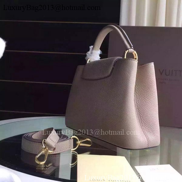 Louis Vuitton Capucines BB Tote Bag M94754 Light Grey Louis Vuitton Capucines BB Tote Bag M94754 Light Grey