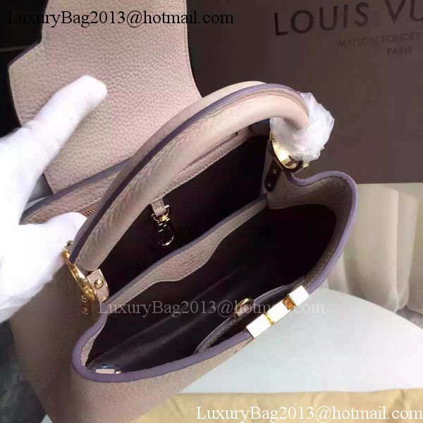Louis Vuitton Capucines BB Tote Bag M94754 Light Grey Louis Vuitton Capucines BB Tote Bag M94754 Light Grey