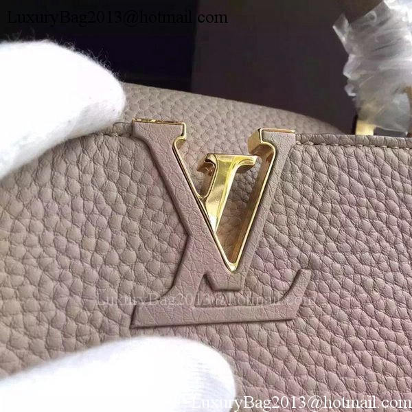 Louis Vuitton Capucines BB Tote Bag M94754 Light Grey Louis Vuitton Capucines BB Tote Bag M94754 Light Grey
