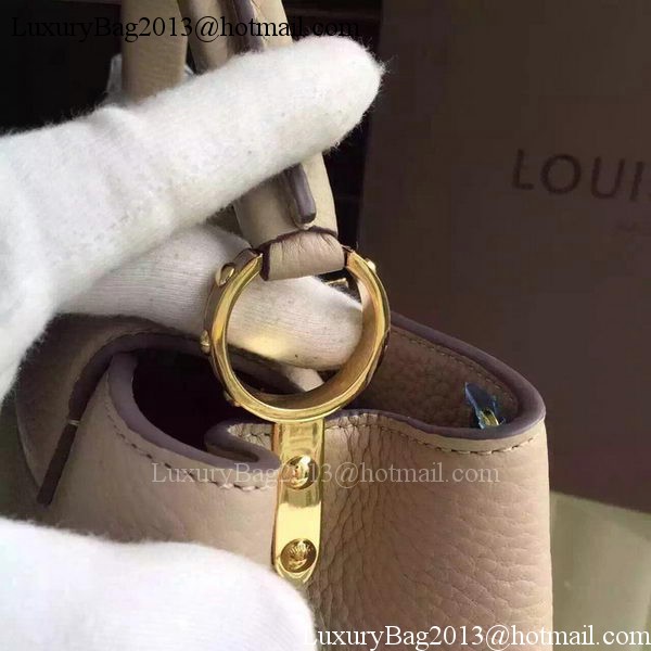 Louis Vuitton Capucines BB Tote Bag M94754 Light Grey Louis Vuitton Capucines BB Tote Bag M94754 Light Grey