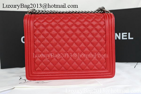 Boy Chanel Flap Shoulder Bag Original Cannage Pattern A67087 Red Boy Chanel Flap Shoulder Bag Original Cannage Pattern A67087 Red