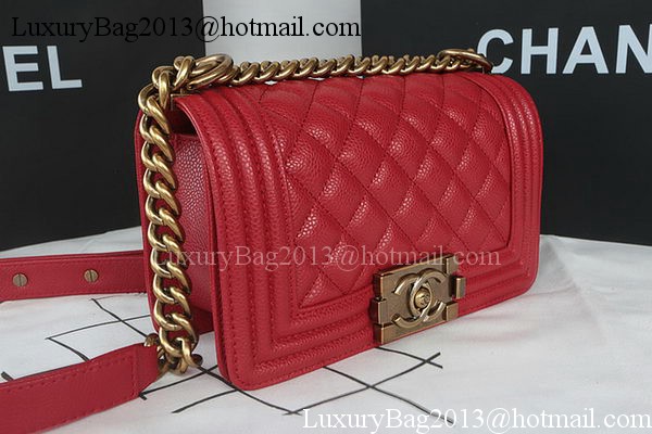 Boy Chanel mini Flap Bag Original Cannage Pattern A67085 Dark Red Boy Chanel mini Flap Bag Original Cannage Pattern A67085 Dark Red