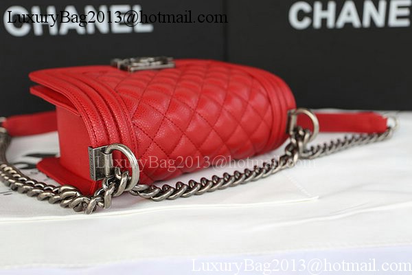 Boy Chanel mini Flap Bag Original Cannage Pattern A67085 Red Boy Chanel mini Flap Bag Original Cannage Pattern A67085 Red