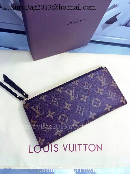 Louis Vuitton Monogram Canvas ADELE WALLET M61287 Black Louis Vuitton Monogram Canvas ADELE WALLET M61287 Black