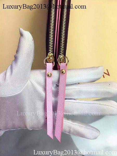 Louis Vuitton Monogram Canvas ADELE WALLET M61287 Pink Louis Vuitton Monogram Canvas ADELE WALLET M61287 Pink