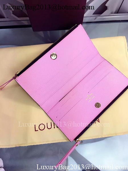 Louis Vuitton Monogram Canvas ADELE WALLET M61287 Pink Louis Vuitton Monogram Canvas ADELE WALLET M61287 Pink