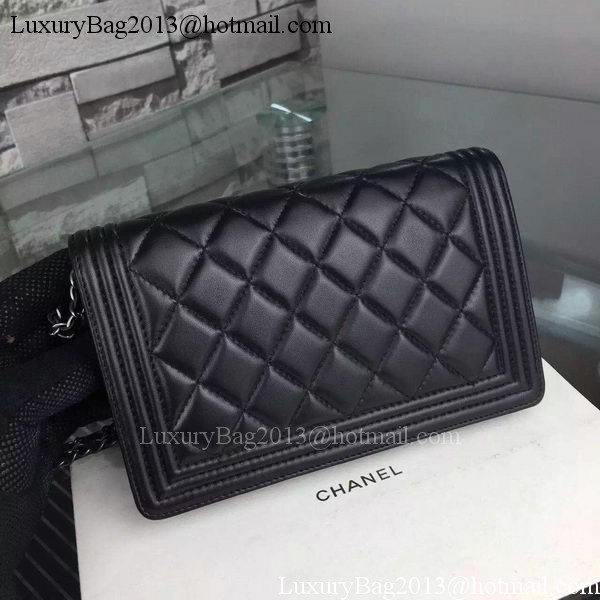 Boy Chanel mini Flap Bag Original Sheepskin A33814 Black Boy Chanel mini Flap Bag Original Sheepskin A33814 Black