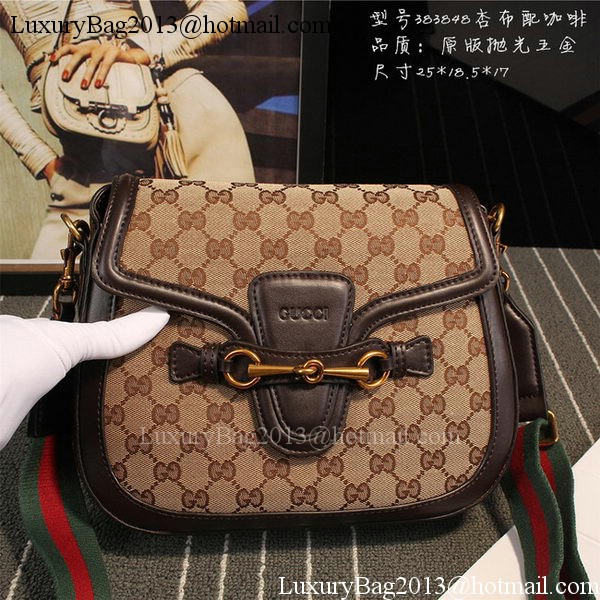 Gucci Lady Web GG Canvas Shoulder Bag 383848 Gucci Lady Web GG Canvas Shoulder Bag 383848