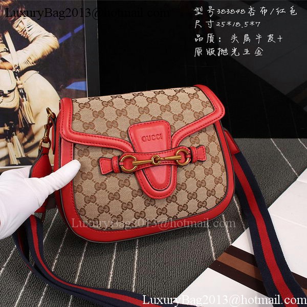 Gucci Lady Web GG Canvas Shoulder Bag 383848 Gucci Lady Web GG Canvas Shoulder Bag 383848