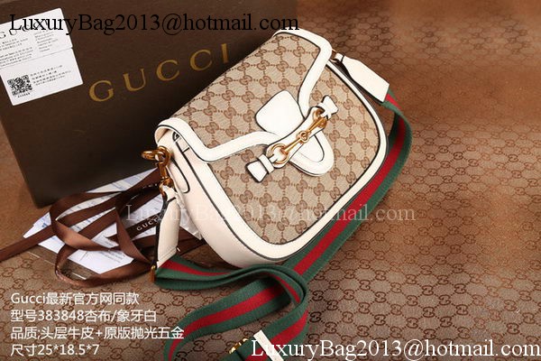 Gucci Lady Web GG Canvas Shoulder Bag 383848 Gucci Lady Web GG Canvas Shoulder Bag 383848