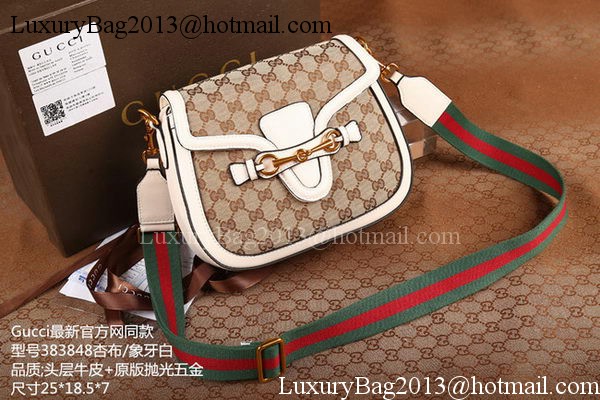Gucci Lady Web GG Canvas Shoulder Bag 383848 Gucci Lady Web GG Canvas Shoulder Bag 383848