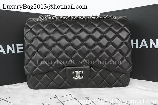 Chanel Classic Flap Bag Black Original Sheepskin Leather CFA1116 Silver Chanel Classic Flap Bag Black Original Sheepskin Leather CFA1116 Silver
