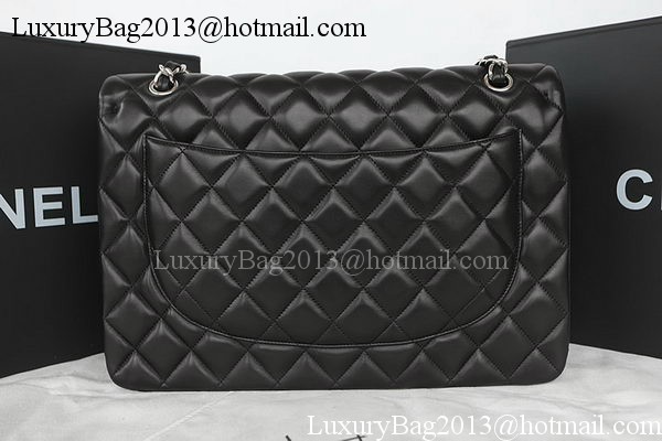 Chanel Classic Flap Bag Black Original Sheepskin Leather CFA1116 Silver Chanel Classic Flap Bag Black Original Sheepskin Leather CFA1116 Silver