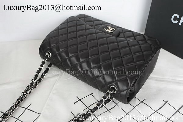 Chanel Classic Flap Bag Black Original Sheepskin Leather CFA1116 Silver Chanel Classic Flap Bag Black Original Sheepskin Leather CFA1116 Silver