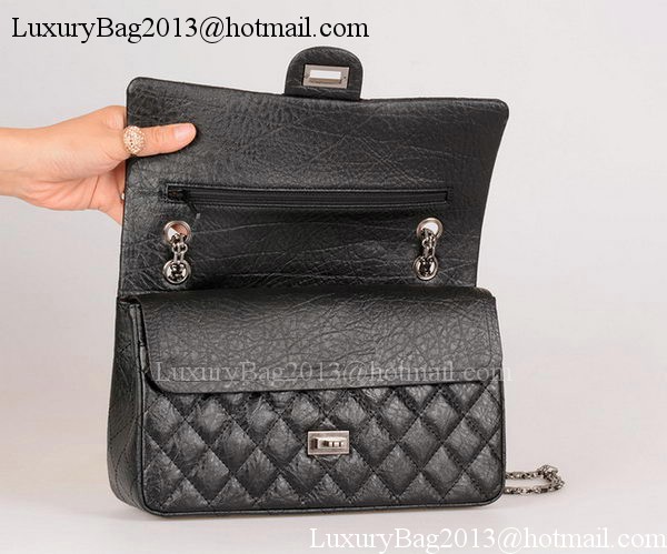 Chanel Classic Flap Bag Black Calfskin Leather A30226 Silver Chanel Classic Flap Bag Black Calfskin Leather A30226 Silver