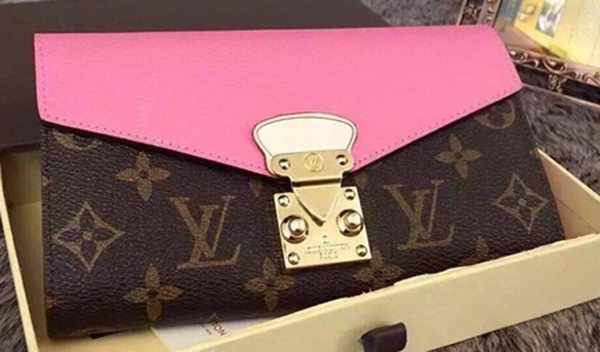 Louis Vuitton Monogram Canvas PALLAS WALLET M58414 Pink