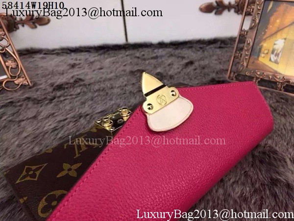 Louis Vuitton Monogram Canvas PALLAS WALLET M58414 Rose Louis Vuitton Monogram Canvas PALLAS WALLET M58414 Rose