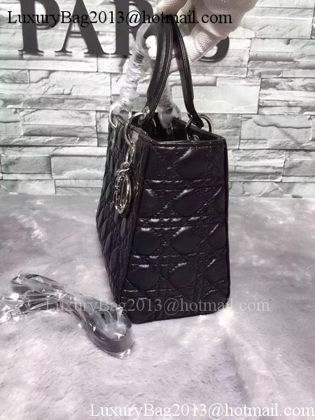 Dior Small Lady Dior Bag Sheepskin Leather CD6322 Black