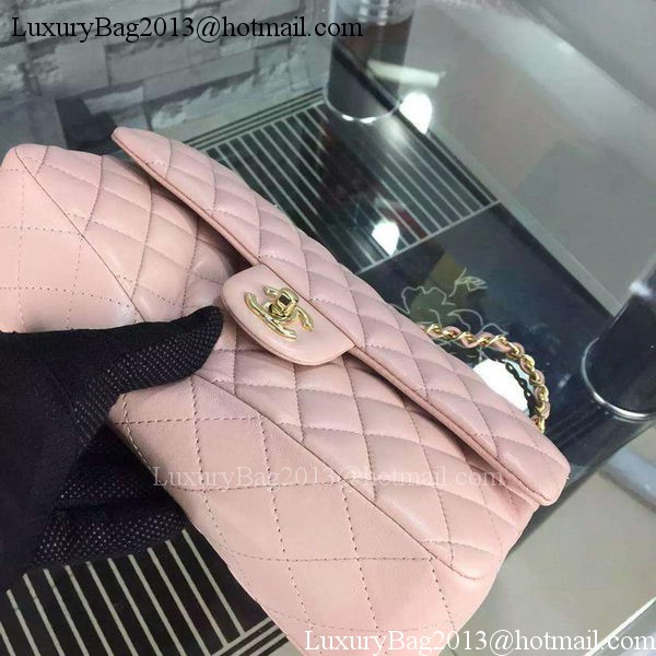 Chanel 2.55 Series Flap Bag Lambskin Leather A5024 Pink Chanel 2.55 Series Flap Bag Lambskin Leather A5024 Pink