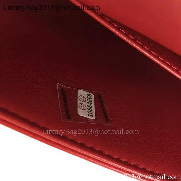 Chanel 2.55 Series Flap Bag Lambskin Leather A5024 Red Chanel 2.55 Series Flap Bag Lambskin Leather A5024 Red