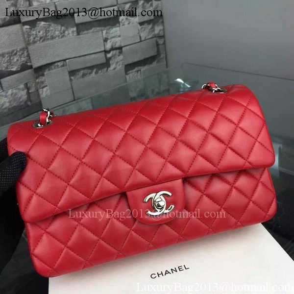 Chanel 2.55 Series Flap Bag Lambskin Leather A5024 Red Chanel 2.55 Series Flap Bag Lambskin Leather A5024 Red