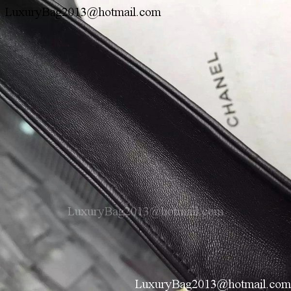 Chanel WOC Flap Bag Original Black Camellia Leather A5373 Gold Chanel WOC Flap Bag Original Black Camellia Leather A5373 Gold