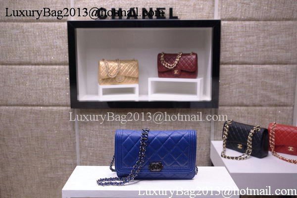 Boy Chanel mini Flap Bags Bright Cannage Pattern A33815 Blue Boy Chanel mini Flap Bags Bright Cannage Pattern A33815 Blue