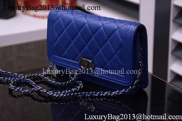 Boy Chanel mini Flap Bags Bright Cannage Pattern A33815 Blue Boy Chanel mini Flap Bags Bright Cannage Pattern A33815 Blue