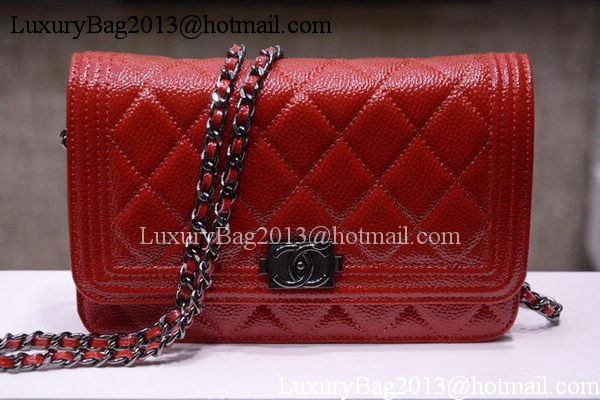 Boy Chanel mini Flap Bags Bright Cannage Pattern A33815 Red Boy Chanel mini Flap Bags Bright Cannage Pattern A33815 Red