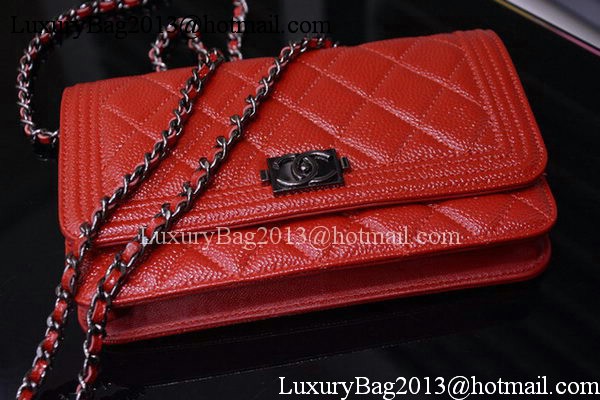 Boy Chanel mini Flap Bags Bright Cannage Pattern A33815 Red Boy Chanel mini Flap Bags Bright Cannage Pattern A33815 Red