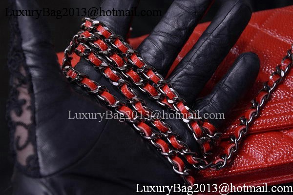 Boy Chanel mini Flap Bags Bright Cannage Pattern A33815 Red Boy Chanel mini Flap Bags Bright Cannage Pattern A33815 Red